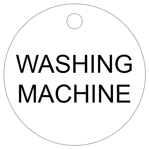 Washing Machine Tag Washing Machine Valve Tag – KGN Pillinger